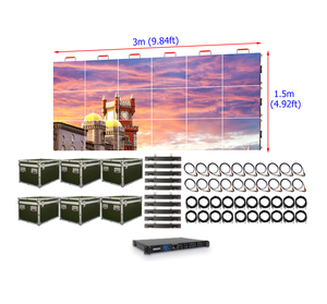 Pantalla LED P2.5 para Eventos en Interiores, Panel de Video LED Delgado de 3m x 1.5mm, Ligero, Pantalla LED de 2.5mm, Fondo de Escenario, Pared LED - Product Image 2