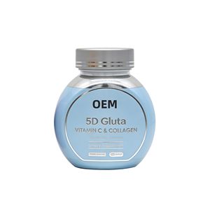 Suplemen Kolagen Vitamin C Gluta Strong Whitening <span class=keywords><strong>5D</strong></span>, Tablet Glutat, Pil Pemutih, Menghilangkan Flek Hitam, Kapsul Perawatan Kulit - Product Image 2