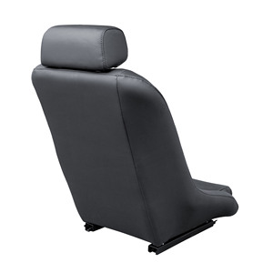 Vintage <b>Seat</b>-Single Car Sports <b>Seat</b> Monocoque PU Leather Black Universal with Simoni <b>Racing</b> Sled Kit Not Waterproof - Product Image 2