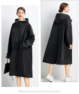 Imperméable jaune pour femmes et filles, durable, réutilisable, en polyester, avec poche, pour les voyages en plein air, <span class=keywords><strong>nouveau</strong></span> logo imprimé 2025 - Product Image 2