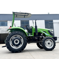 Nouveau Tracteur Hydraulique 4x4 Chinois pour Jardinage et Agriculture, Tracteur pour Terres Cultivées avec Suspension Trois Points, Petit Tracteur avec Pièces Détachées