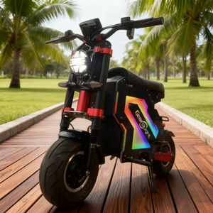 Trottinette électrique Geofought à double moteur 52/60/72V, pneus larges 13/14 pouces, autonomie 60-150 km pour les trajets quotidiens des adultes - Product Image 1