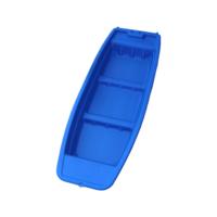 Bateau en plastique PE rotomoulé anti-fuite et anti-ébrouillage avec flottabilité par injection d'eau, coque épaissie et stable, personnalisable