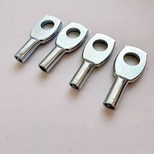 Terminaux annulaires en acier au carbone Q235 zingué pour connecteurs de câbles métalliques, équipement de communication - Product Image 1