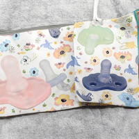 Sucette pour bébé sans BPA 100% Silicone liquide souple de qualité alimentaire Sécurité écologique Norme une pièce pour 0-12 mois