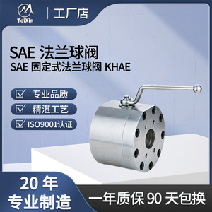 วาล์วบอลหน้าแปลนไทซินเซ่ ขนาด 1 นิ้ว สำหรับใช้ในอุตสาหกรรมน้ำมัน - Product Image 1