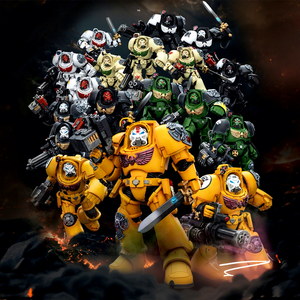 Figuras de Acción de PVC JOY 40,000 1/18, Terminator, Templarios Negros, Ángeles Oscuros, Puños Imperiales, <span class=keywords><strong>Cicatrices</strong></span> Blancas, Salamanders - Product Image 1