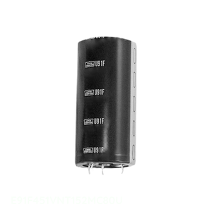 ตัวเก็บประจุแบบสแนป th ตัว1500 uF ฝา E91F451VNT152MC80U สารส้ม1500 uF 20% 450V ผ่านรู - Product Image 1