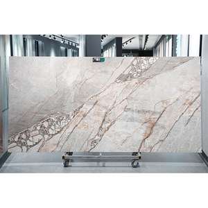 Dalles italiennes en pierre de <span class=keywords><strong>travertin</strong></span> Surface mate en porcelaine frittée pour carrelage mural de table de sol - Product Image 6