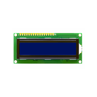 Layar LCD Karakter COB STN 16x2 Biru 5V dengan Lampu Latar LED, Layar 2.7 inci, Kontroler ST7066U, Modul LCD 1602 untuk Industri