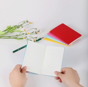 Quaderni con Copertina Colorata in Carta Formato A6 con Logo Personalizzato, Rilegatura a Filo per Bambini e Studenti - Product Image 6