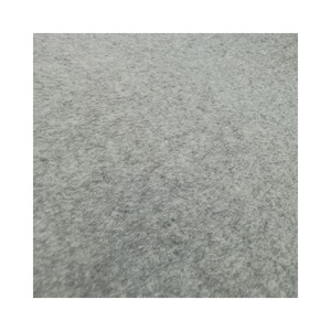 Double Faced Grey <strong>White</strong> Wool Blend <strong>Boucle</strong> Fabric for Coat <strong>Jacket</strong> - Product Image 3