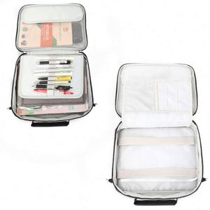 Free Sample Large Bible <b>Cover</b> Handbags, Carrying <b>Book</b> Case Church Handbags Bible <b>Protective</b> with Zipper - Product Image 6
