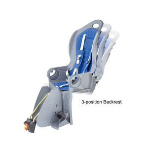 Asiento Trasero para Bicicleta SUNNYWHEEL QR, Capacidad de Carga de 22 kg, Marco de Acero, 3/5 Posiciones, Fácil Instalación, Características de Seguridad, Gran Espacio - Product Image 4