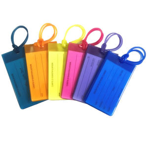 뜨거운 판매자 PVC 여행 ID 식별 라벨 여행 수하물 태그 여행 가방 수하물 태그에 대한 크루즈 태그 - Product Image 1