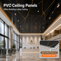 Panneau de plafond en PVC pour projets de construction, vente en gros, épaisseur et longueur personnalisées, couleur blanche, longue durée de vie