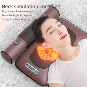 Colchoneta de Masaje Corporal Completo Meiyang con Calor, Colchoneta de Masaje Shiatsu, Masajeador de Cuello y Espalda con Almohada - Product Image 2