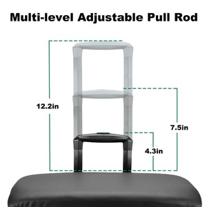 Tattoo <b>Trolley</b> <b>Tool</b> Case Cart 3 Drawers Portable Tattoo Workstation with Self Lock Wheels and Armrest - Product Image 3
