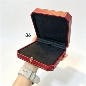 Factory Direct Red Brand Jewelry <b>Box</b> For Women Luxury Gift Packaging Pendant Bracelet <b>Earring</b> Ring <b>Box</b> Full Set With Accessories - Product Image 5