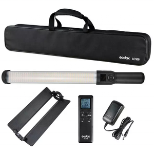 DF Wholesale Professional Mini LED Light Stick Dual Color Temperature 3300-5600K Outdoor Video Fill Light for LC500 Studio Fill - Product Image 1