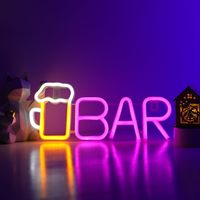 Enseigne néon LED pour bar, décoration murale, enseignes néon pour bar, lumière néon pour cave à bière, bar à domicile, bistro, fête, club, home cinéma