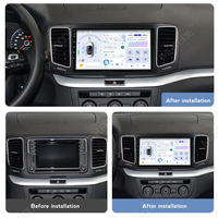 Head Unit Mobil Android MEKEDE X10 X20 X30 X40 2K dengan Kipas Pendingin, Car-play, DSP, dan Navigasi untuk VW Sharan 2012-2018