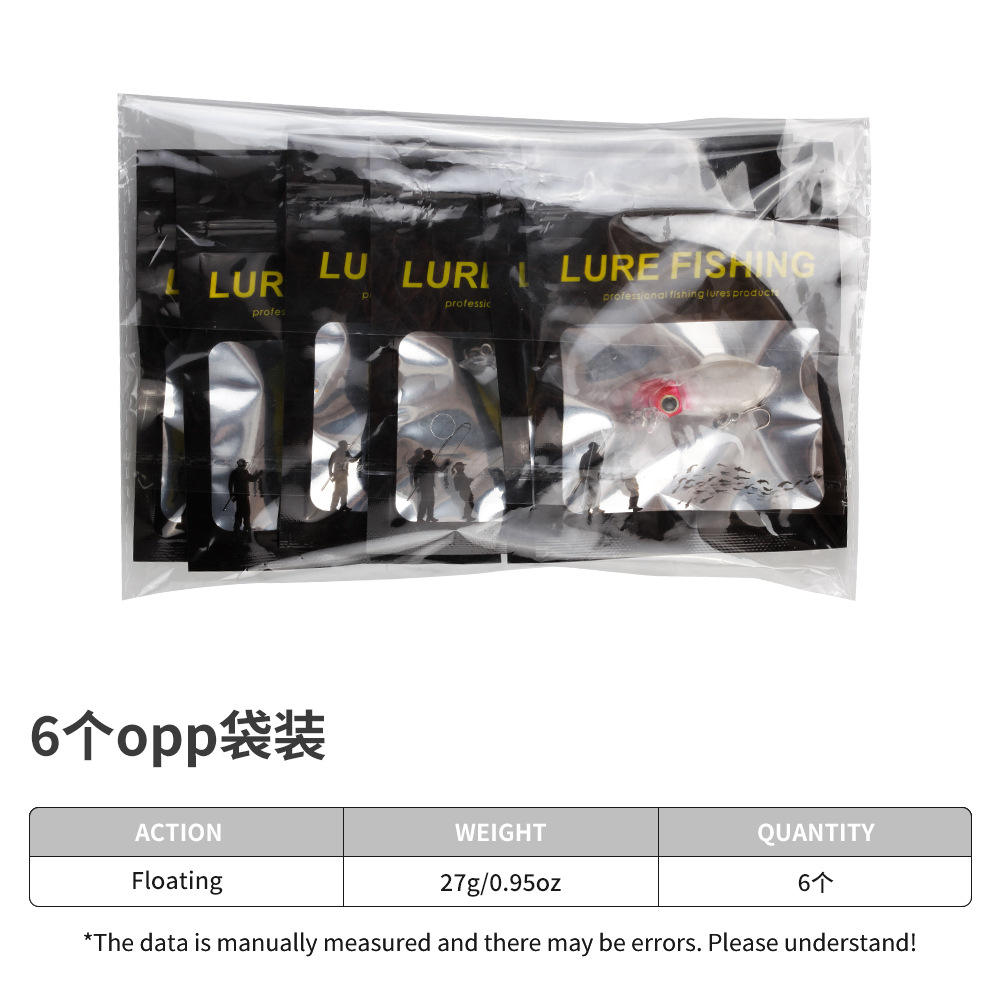 Six colors of Mino packaged in OPP bags