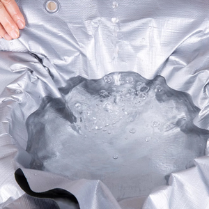 Personnalisé 180GSM Argenté Tissu Imperméable Auvent Extérieur <span class=keywords><strong>Ombrage</strong></span> <span class=keywords><strong>Voile</strong></span> Bateau Voiture Camion Couverture Imperméable PE Bâche - Product Image 3