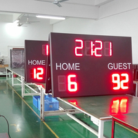 Tableau d'affichage électronique extérieur de chiffre de badminton de tennis de table de l'éblouissement-LED 8000cd/m2