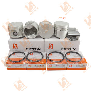TD25 TD27 Piston TD42 K15 <span class=keywords><strong>K21</strong></span> K25 H15 Kit de reconstruction Kits de chemise de cylindre Kit de révision de segments de piston pour pièces de rechange de moteur Nissan - Product Image 3