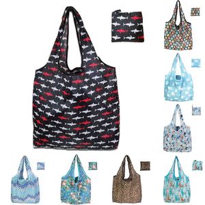 customized Personalized <b>Reusable</b> All-Over Print Nylon Beach <b>Bag</b> Custom Foldable <b>Shopping</b> <b>Bags</b> - Product Image 1