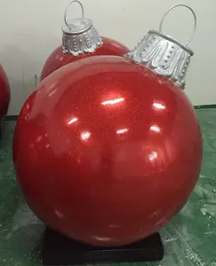 Boule en fibre de verre Dia91.5cm Ornement de Noël pour l'extérieur