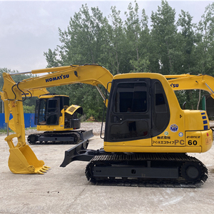รถตักดินไฮดรอลิคตีนตะขาบขนาดเล็กรถตักดิน KOMATSU60-7 PC60-7 PC60ญี่ปุ่น - Product Image 1