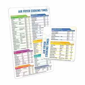 Reusable Custom Logo <b>Kitchen</b> <b>Sticker</b> Air Fryer Times Cheat Sheet Magnets Cooking Guide - Product Image 2