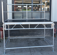 Scène mobile portable en aluminium pour activités de plein air, concerts, danse, expositions, à vendre