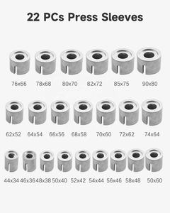 27pcs Universal Press And Pull Sleeve Kit Car Master Bush Bearing Removal strumento di inserimento per la riparazione dell'auto <span class=keywords><strong>manutenzione</strong></span> automatica - Product Image 6
