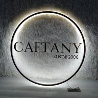 Enseigne lumineuse LED néon en acrylique personnalisable, logo d'entreprise personnalisé, décoration publicitaire, fabrication mécanique pour les magasins