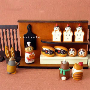 Qingh Zakka, épicerie japonaise, salon de thé, boulangerie, après-midi, pâtisserie, gâteau, scène de décoration, petites décorations en résine, artisanat - Product Image 2