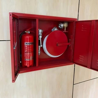 Kit d'équipement essentiel de lutte contre l'incendie Cabinet de boîte de protection contre l'incendie avec accessoire de solution de tuyau d'incendie
