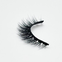 Eyewing label privé cils végétaliens cils naturels 10mm cils en fibres synthétiques c Cc Curl cils naturels à bande complète