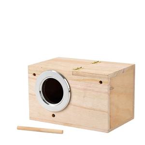 Uccelli di amore Cockteil Nido di Uccello Budgie di Legno di Uccelli Gabbia Sit Finch Casella di Allevamento - Product Image 1