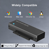 Pasokan Langsung Pabrik Adaptor USB 3.0 ke SATA Mendukung HDD/SSD Solid-State Drive Model UA1001 Buatan Cina