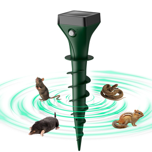 Repellente per Topolini ad Energia Solare per Giardino, Impermeabile, Dissuasore <span class=keywords><strong>a</strong></span> <span class=keywords><strong>Ultrasuoni</strong></span> per Gopher, Topolini e Marmottine - Product Image 1
