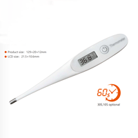 Termometer Digital Klinis Tahan Air Bersertifikat CE, Harga Pabrik, Tampilan Cepat, Pengukur Demam