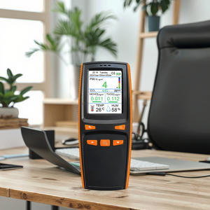 ポータブル空気品質モニターLCD <span class=keywords><strong>CO2</strong></span> PM2.5検出器高精度データエクスポートおよびダウンロード屋内屋外リアルタイムモニタリング - Product Image 3
