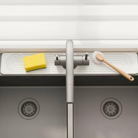 Tapis de séchage rapide pour robinet de cuisine en pierre de diatomite, tapis de robinet en pierre à séchage ultra-rapide