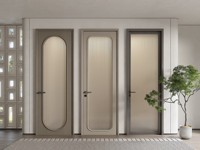 Porte d'entrée moderne en aluminium Lesso Home de haute qualité, insonorisée, à ouverture intérieure, avec vitrage, pour salon et hôtel