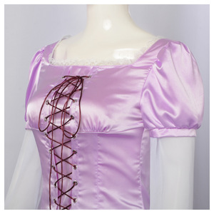 New TV Movie Costume Mens Flynn Rider Costume Cosplay <strong>Dress</strong> up Purple Color <strong>Rapunzel</strong> Princess <strong>Dress</strong> for <strong>Women</strong> Adult - Product Image 4