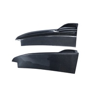 Séparateurs de diffuseur de lèvre de pare-chocs arrière en fibre de carbone MXGET pour Mercedes Benz classe C W205 C205 C63 AMG Sport séparateur arrière 2D