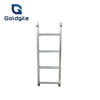 Échelle télescopique télescopique en aluminium, pour toit, tente